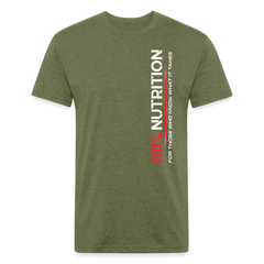 Signature T-Shirt - White Logo - heather military green