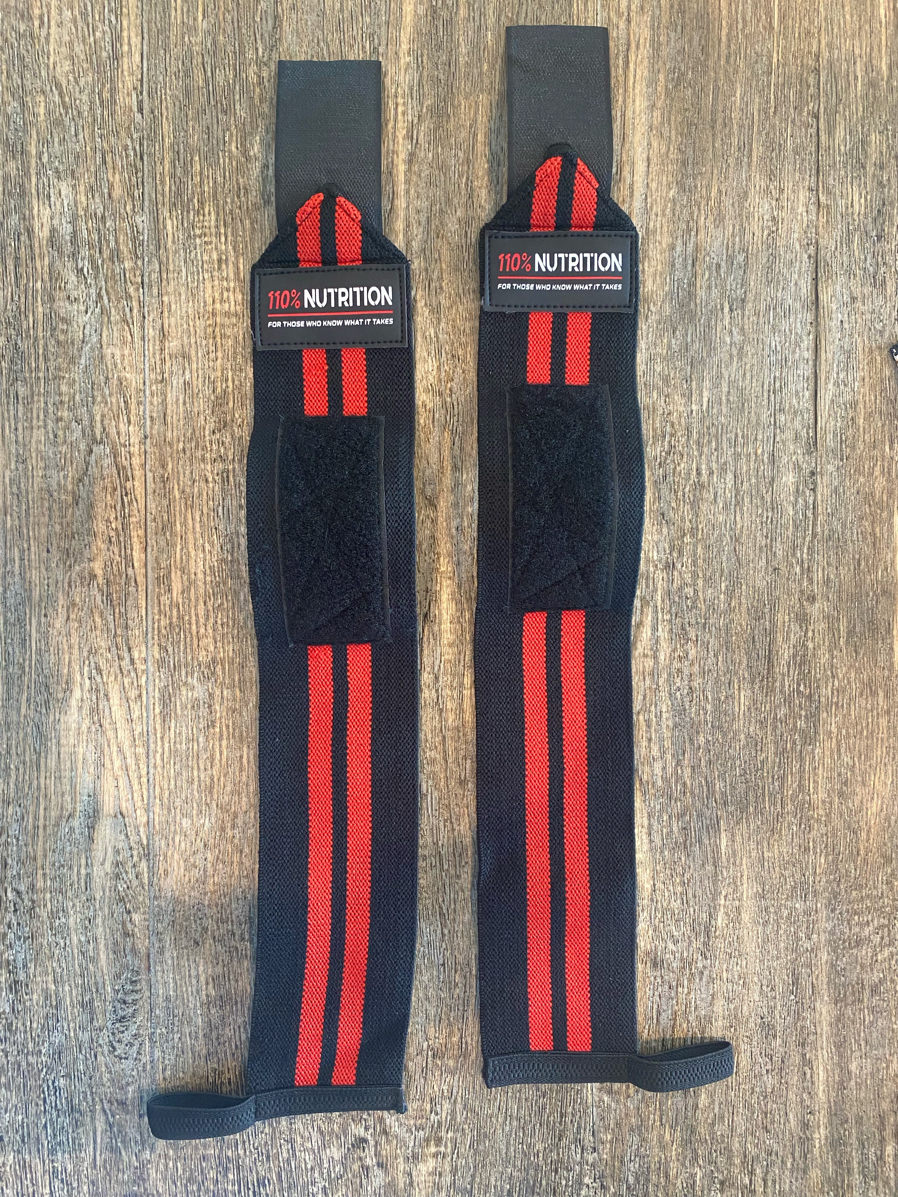 Wrist Wraps - Black and Red