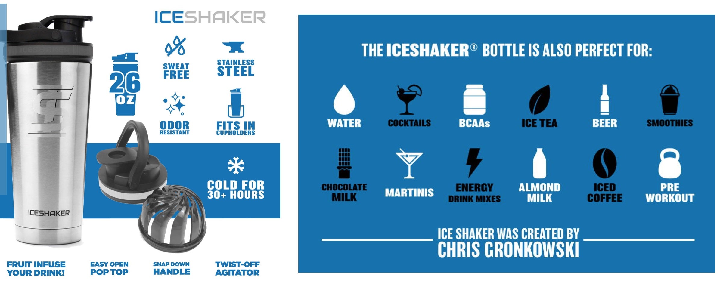 110% Ice Shaker - Black/Red